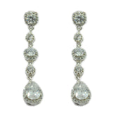 Siti White Edgy Stud Earrings for Stylish Looks